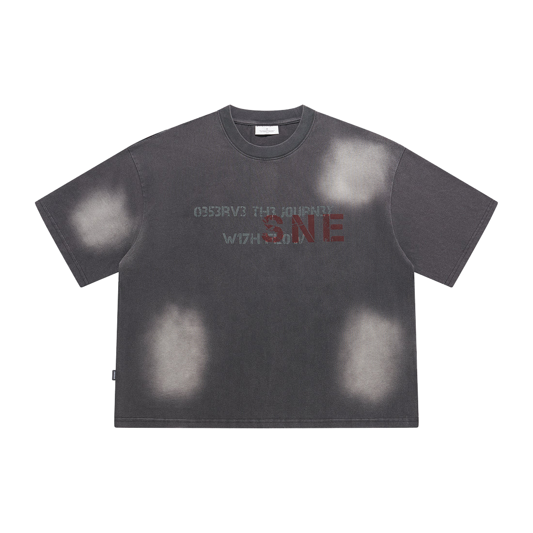 【車庫服飾】sense Washed Fade Slogan SS