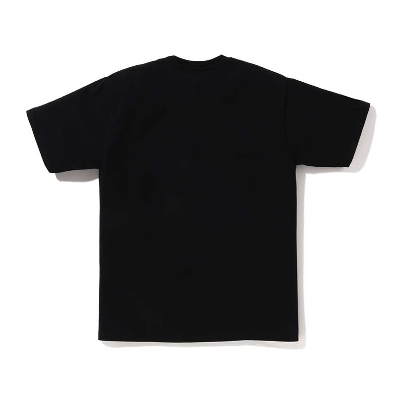 BAPE Lux Sport Pattern Box Ape Head Tee 猿人 字體 短袖 黑色 1K80110048-BK [台灣現貨]