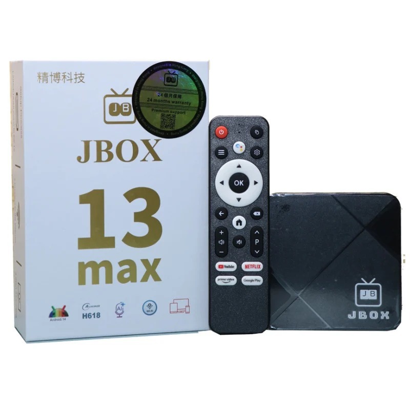 精博科技 JBOX 13 Max Android 14 TV Box｜智能4K電視盒子