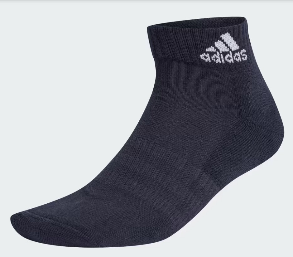ADIDAS 襪子 墨藍色 基本款 腳踝襪 短襪 IP7023
