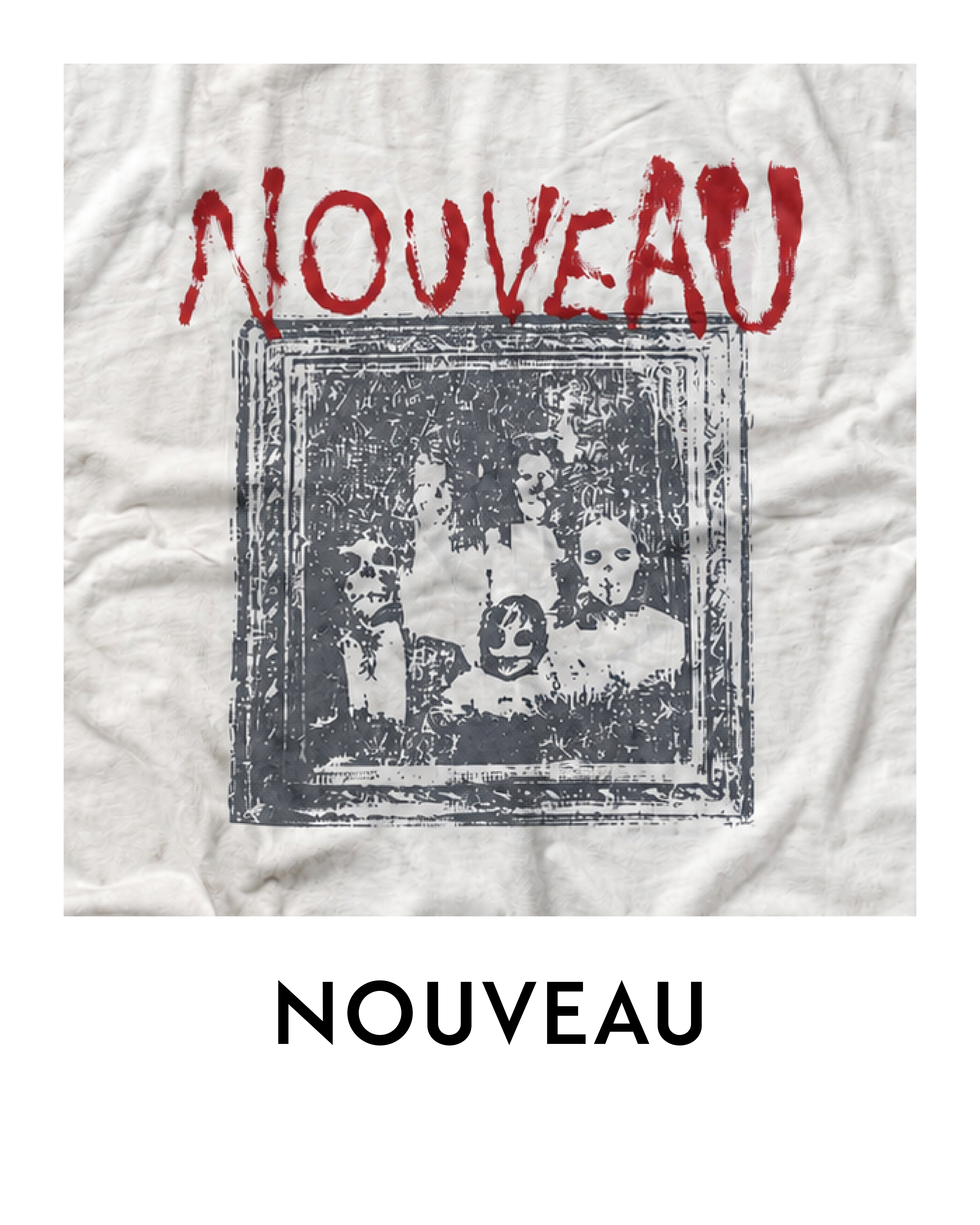 NOUVEAU NVT26102 BOXY GHOST FAMILY T-SHIRT IN COTTON JERSEY