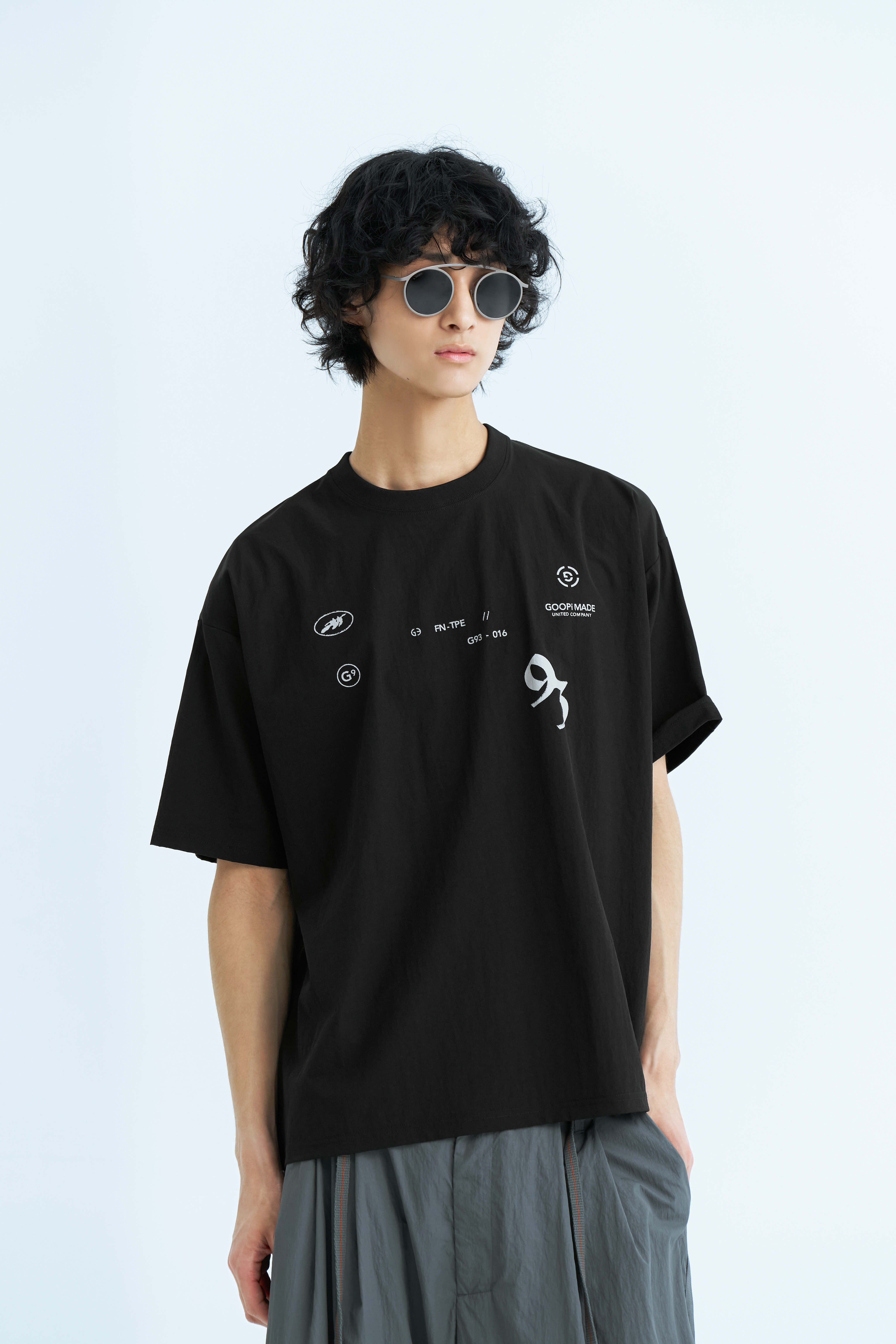 GOOPiMADE 01 Hi-Tech Performance Tee - Black