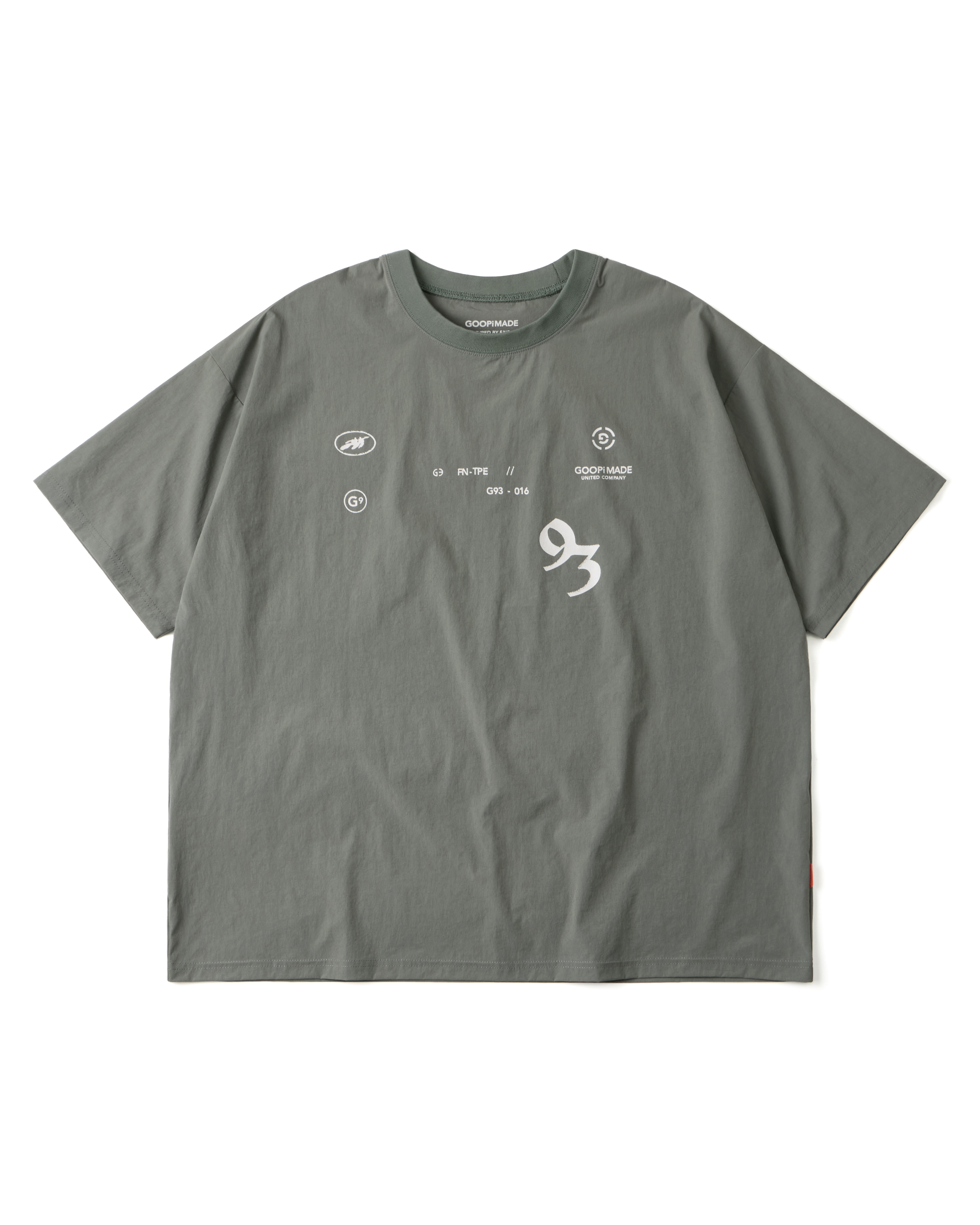 GOOPiMADE 01 Hi-Tech Performance Tee - Gray
