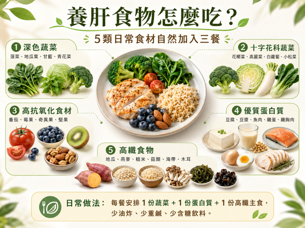 養肝食物怎麼吃