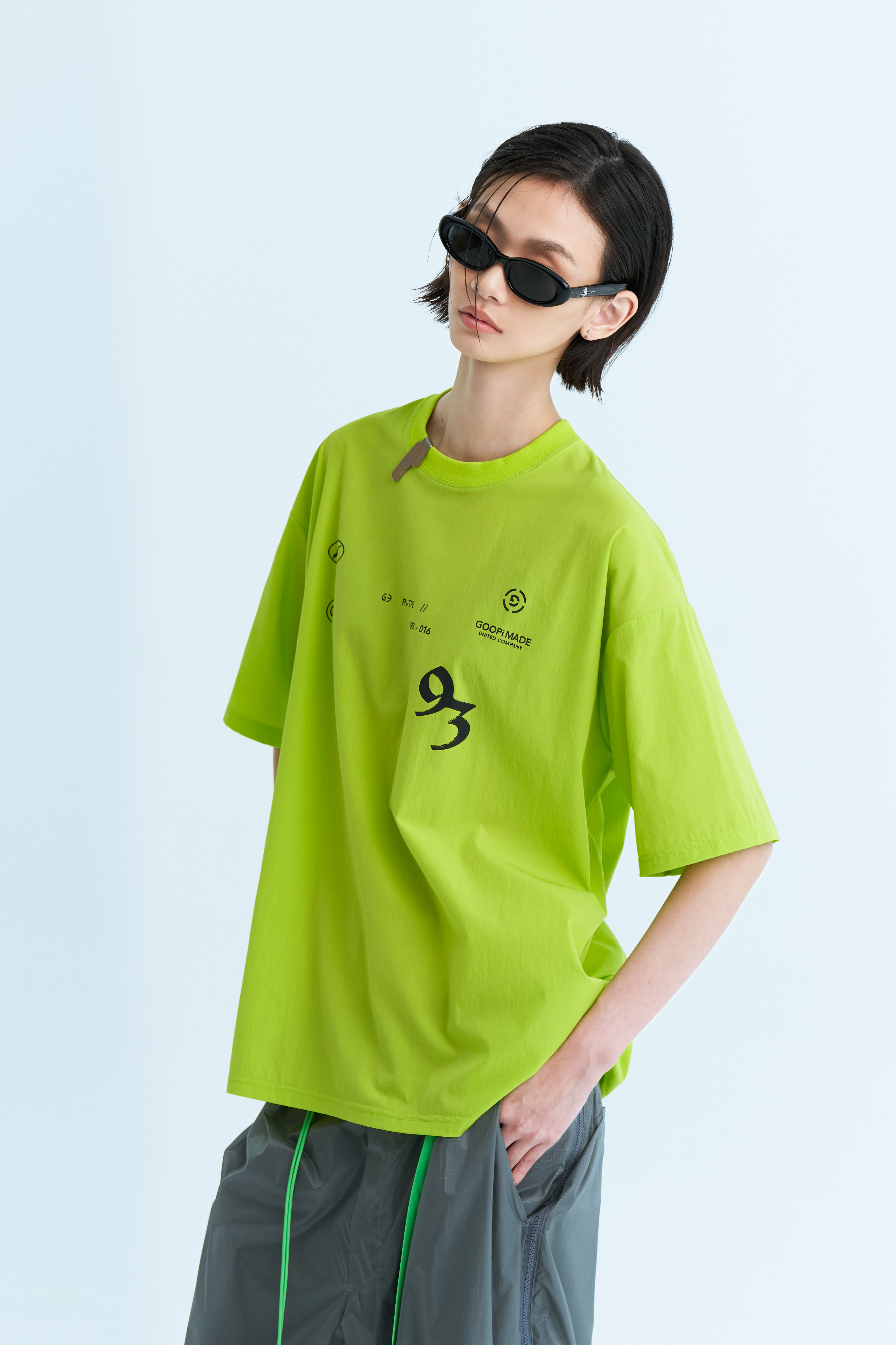 GOOPiMADE 01 Hi-Tech Performance Tee - Neon