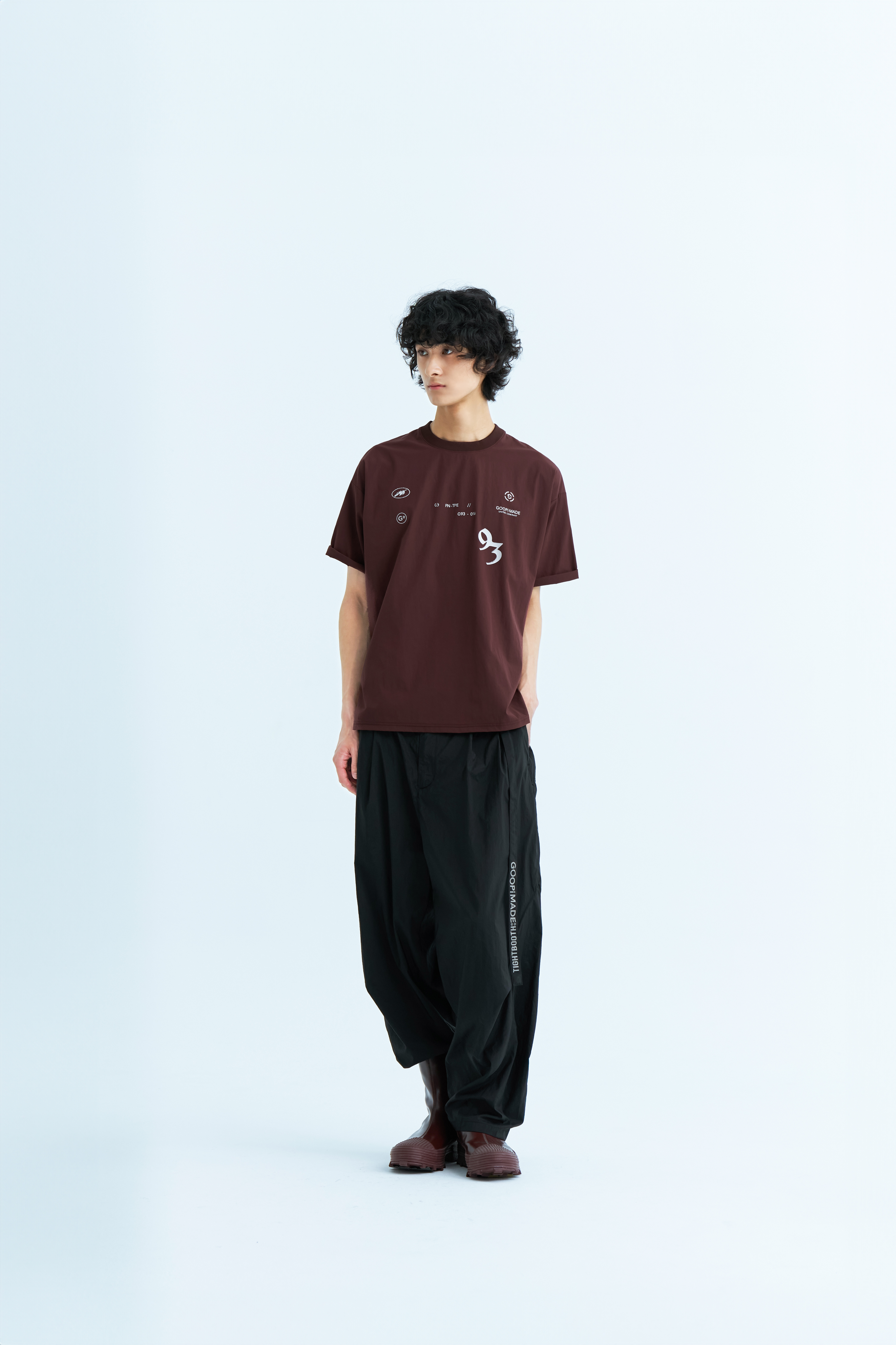 GOOPiMADE 01 Hi-Tech Performance Tee - Wine