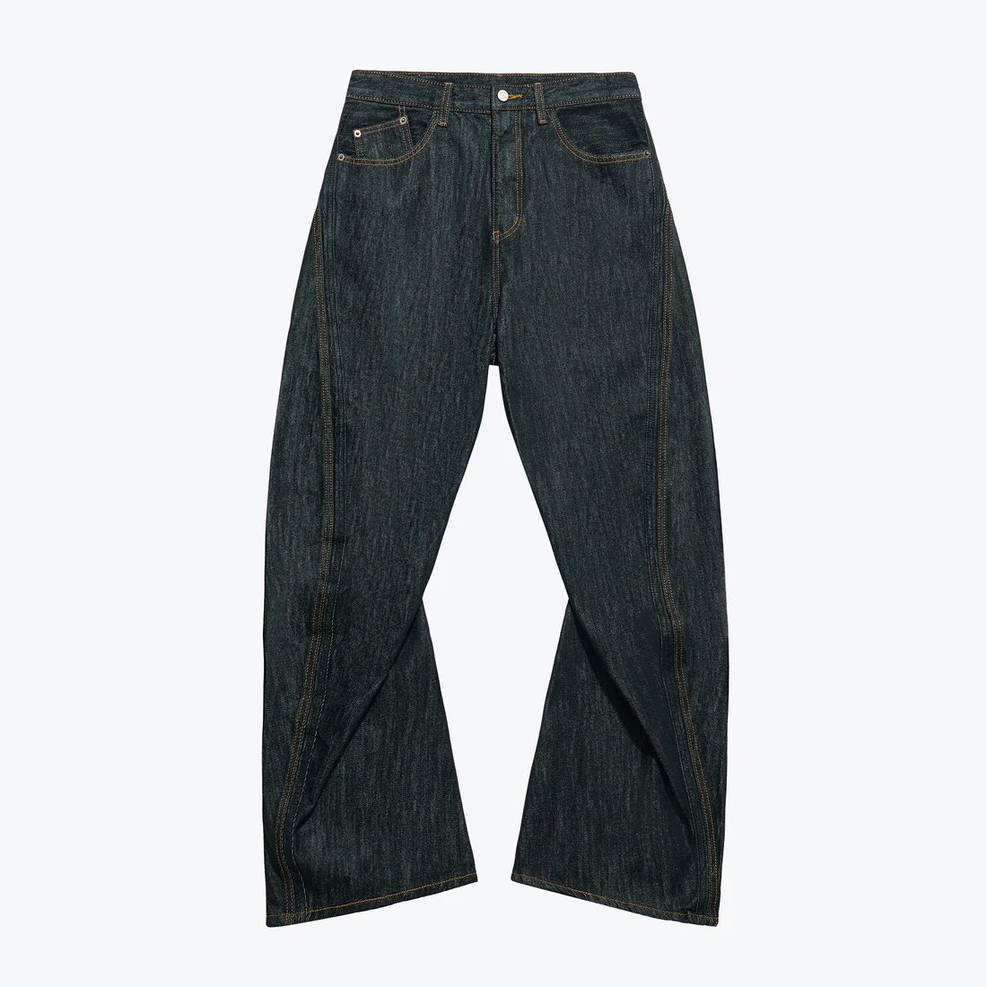 【車庫服飾】sense Unwash 3D Curved Jeans