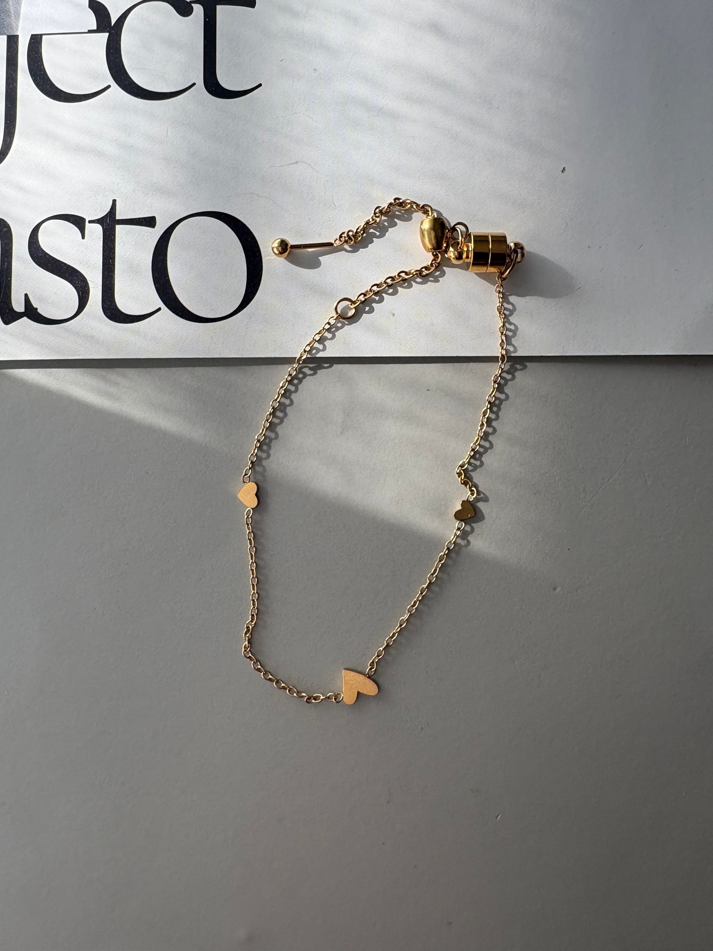 MSA delicate heart bracelet