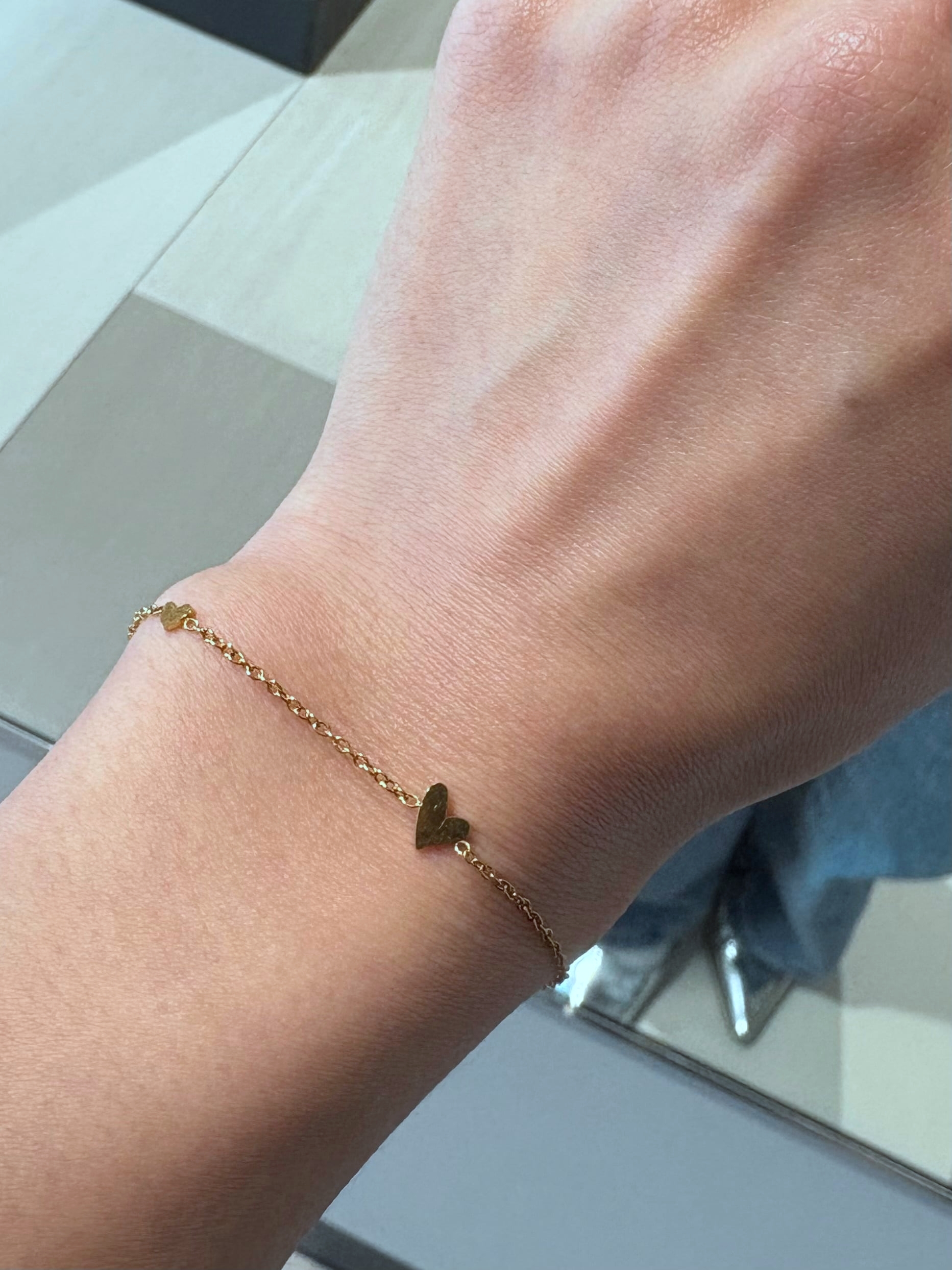 MSA delicate heart bracelet