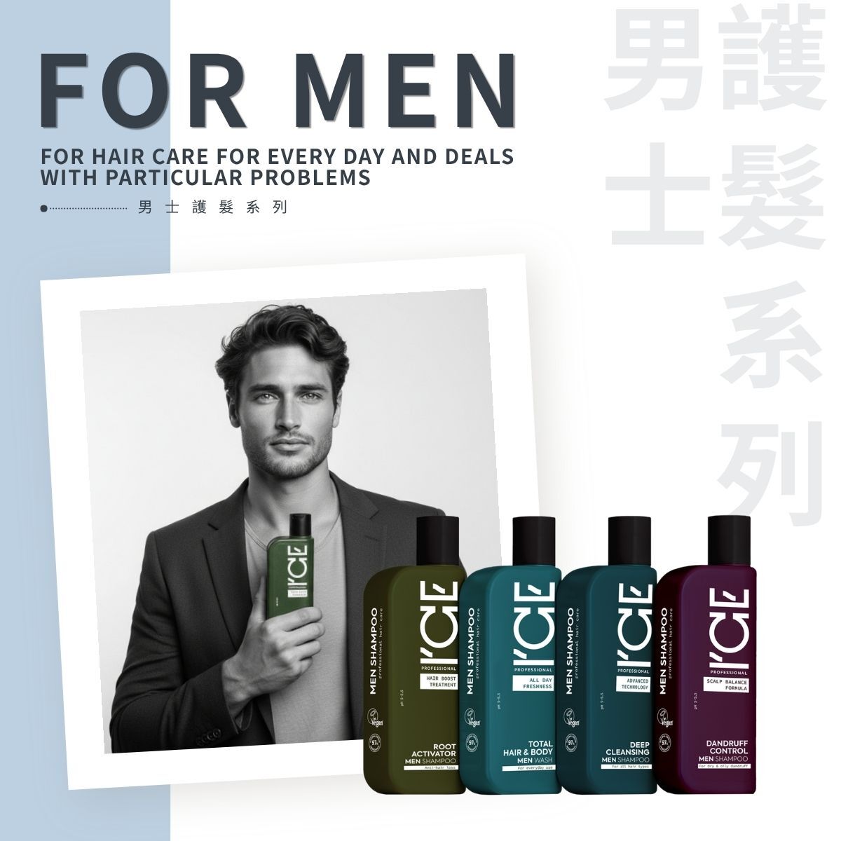 ICE Professional - 男士護髮系列