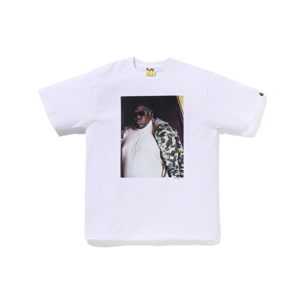 A BATHING APE X SHAWN MORTENSEN BIGGIE PHOTO TEE BAPE 攝影聯名款 照片T