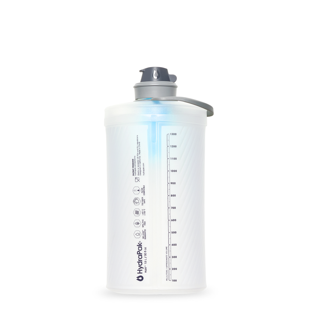 [HydraPak] FLUX 1.5L + Filter Kit 軟式水壺+過濾器
