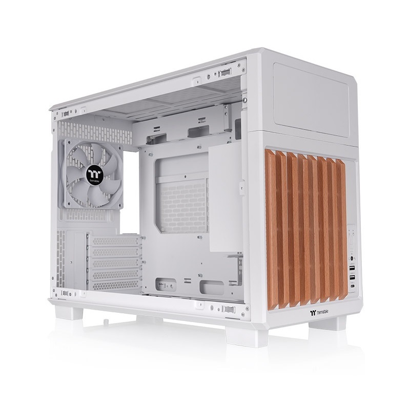 Thermaltake 曜越 TR200 WS 木紋 Micro-ATX 機殼  黑色/CA-11L-00S1NN-WS  白色/CA-11L-00S6NN-WS