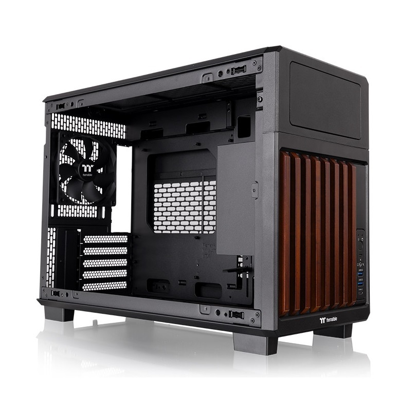 Thermaltake 曜越 TR200 WS 木紋 Micro-ATX 機殼  黑色/CA-11L-00S1NN-WS  白色/CA-11L-00S6NN-WS