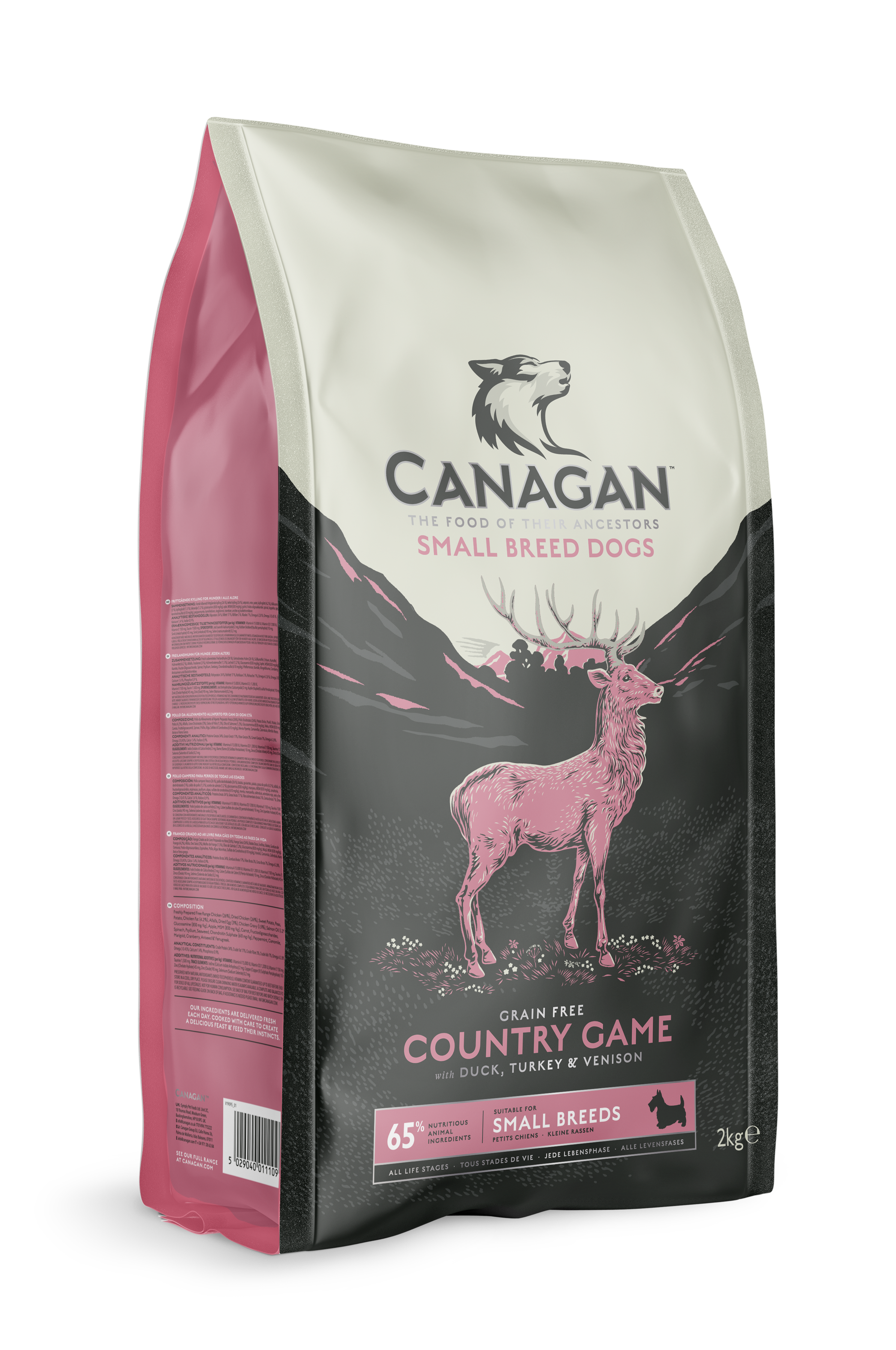 Canagan 無穀物 小型犬用田園野味配方 (粉紅色) 2kg／6kg