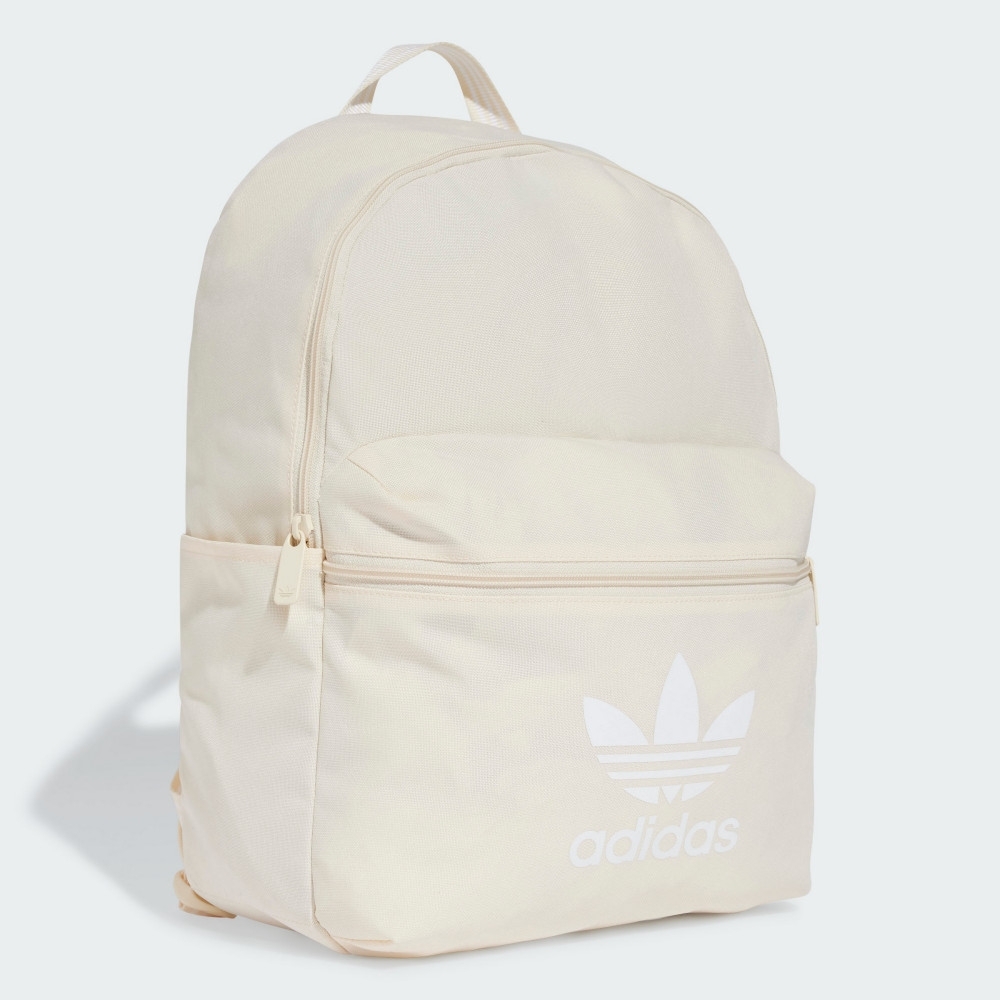 ADIDAS 後背包 ADICOLOR 米色 三葉草 書包 IX7459