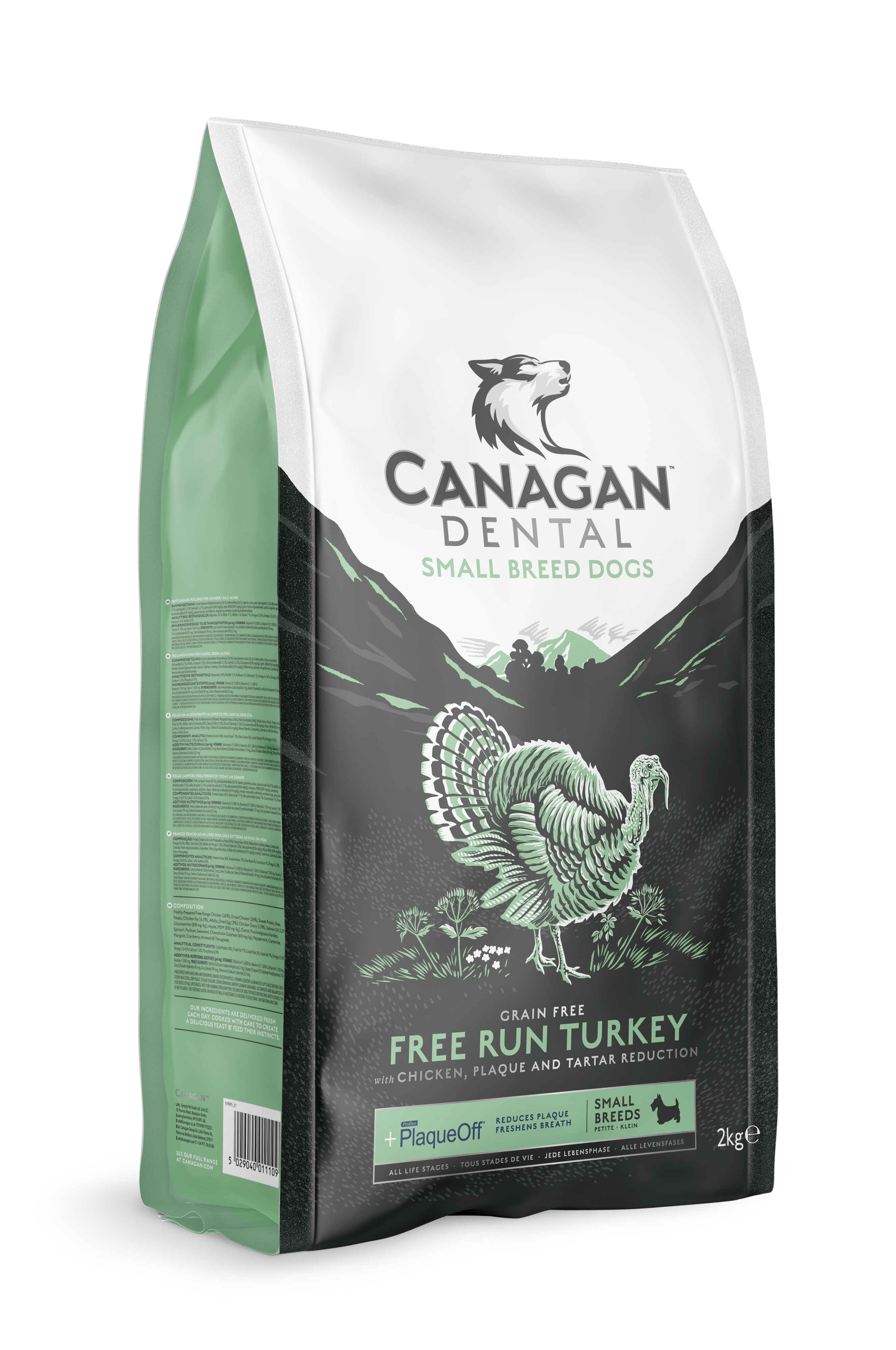 Canagan 無穀物 小型犬用走地雞配方 (淺綠色) 2kg／6kg