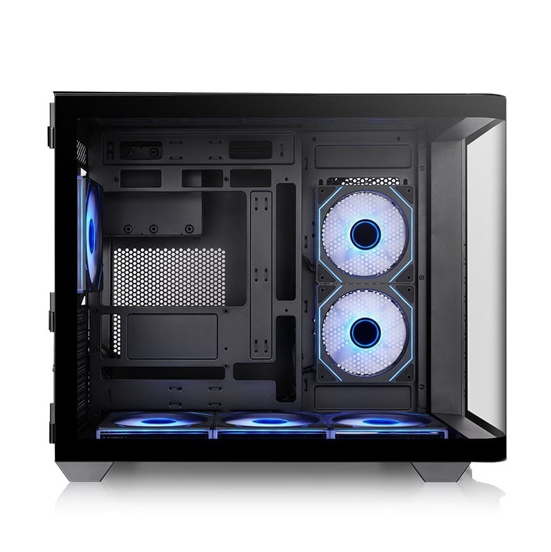 Thermaltake 曜越 Vision 330 CR ARGB 背插雙倉 中直立式機殼   黑色/CA-11V-00M1WN-00  白色/CA-11V-00M6WN-00