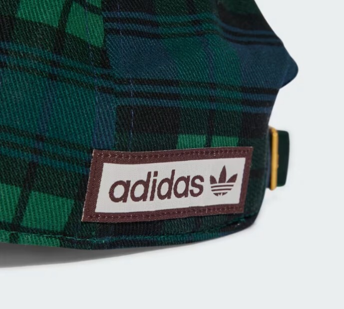 ADIDAS 帽子 TARTAN BB CAP 藍綠 格紋帽 老帽 IY1536