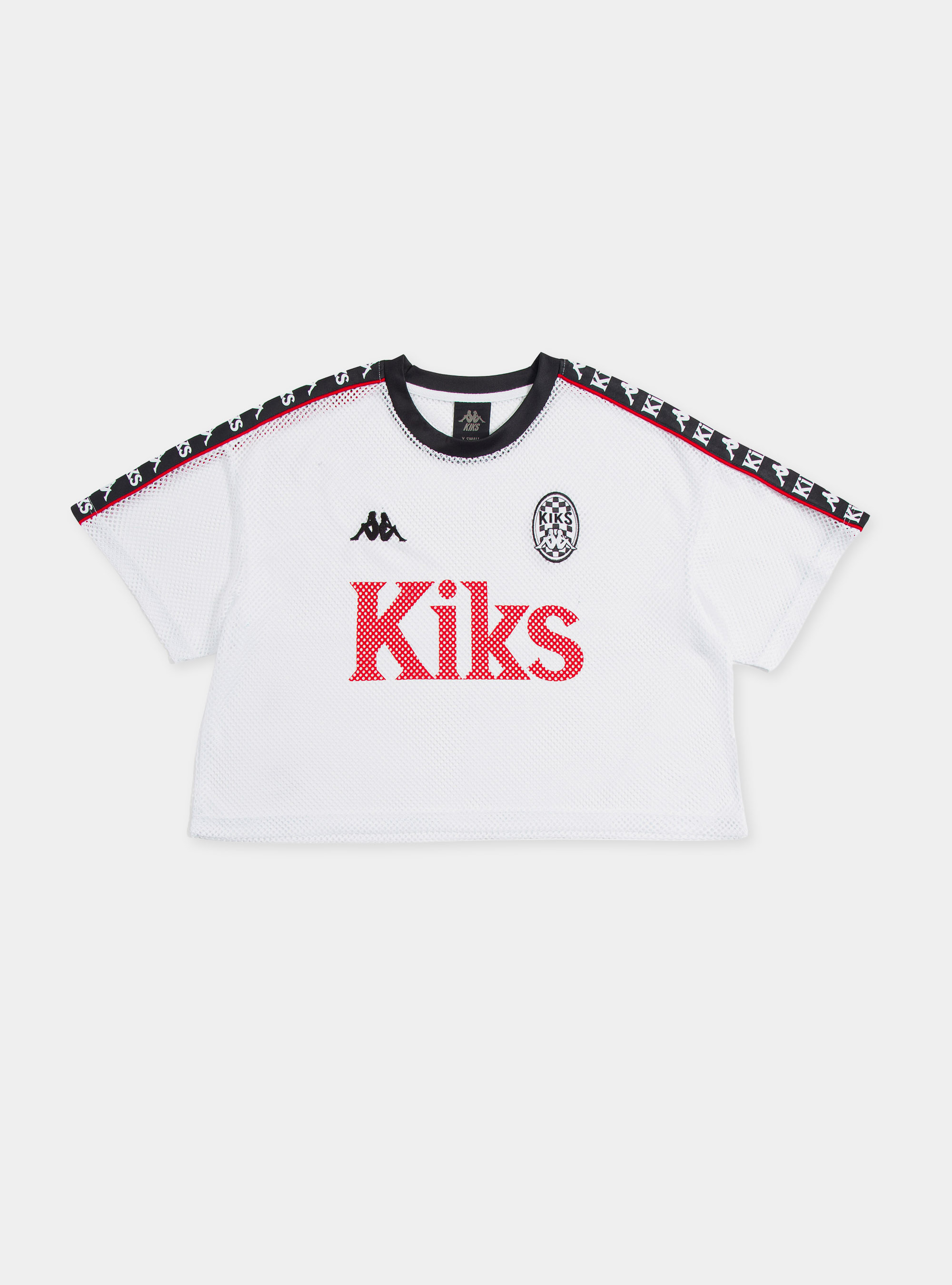 |預購| Kappa X Kiks  女款 串標短版網眼球衣
