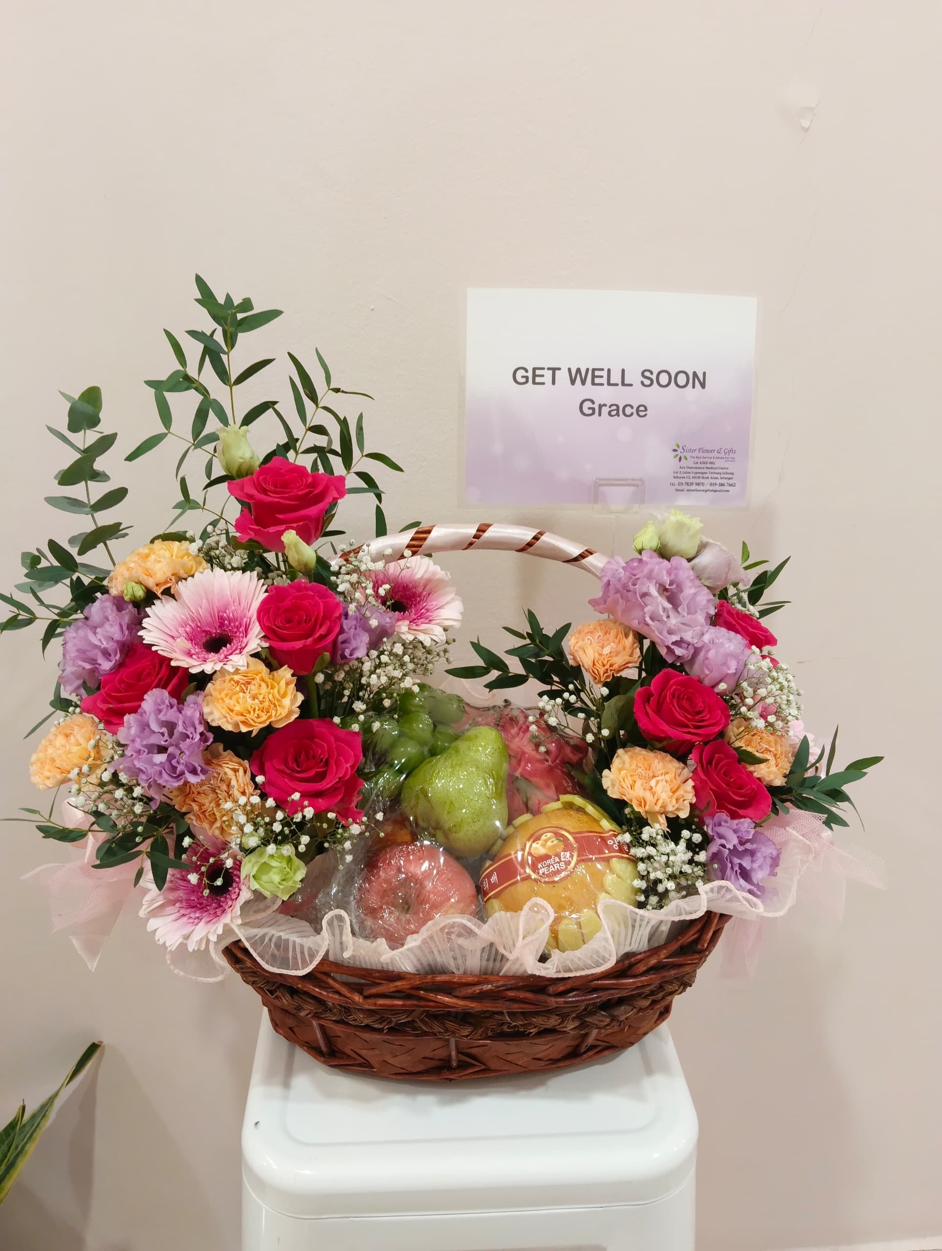 Fruits and flower