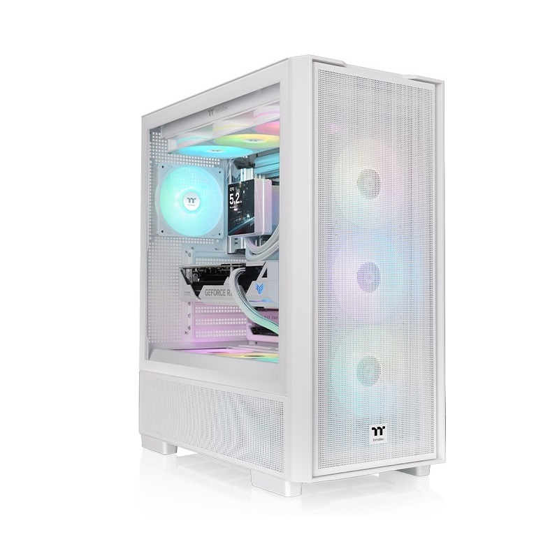 Thermaltake 曜越 鋼煉 S380 TG ARGB 中直立式機殼(3反1正)  黑色/CA-11K-00M1WN-00  白色/CA-11K-00M6WN-00