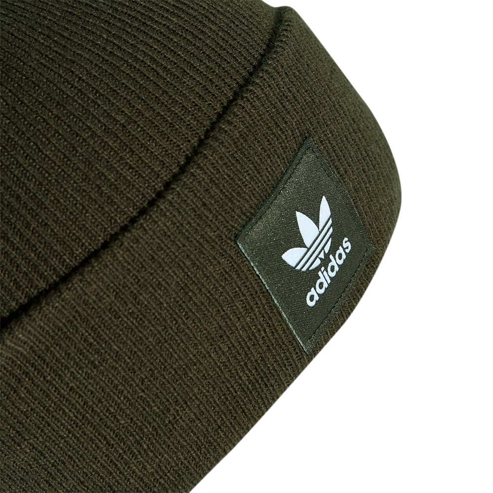 ADIDAS 毛帽 ADICOLOR 橄欖色 基本款 帽子 IY7030