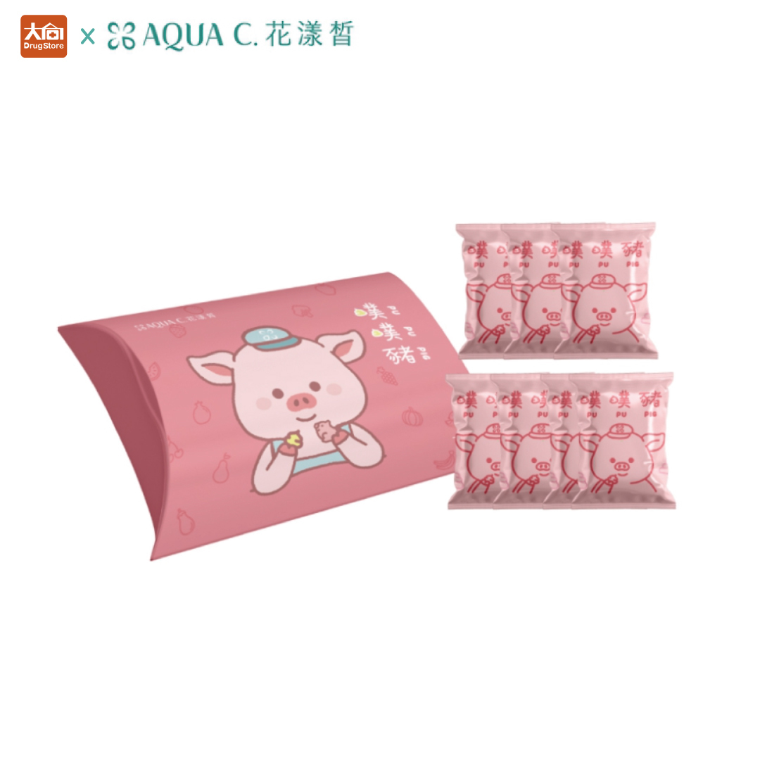 AQUA C.花漾皙 噗噗豬酵素軟糖 7入/包