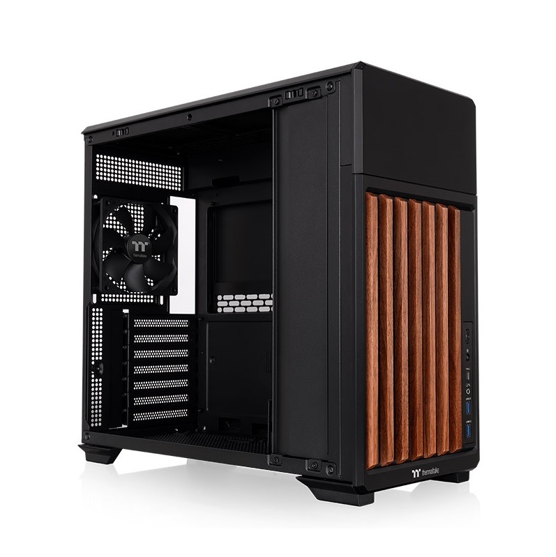 Thermaltake 曜越 TR300 WS ATX木紋中直立式機殼   黑色/CA-11M-00M1WN-WS  雪白版/CA-11M-00M6WN-WS