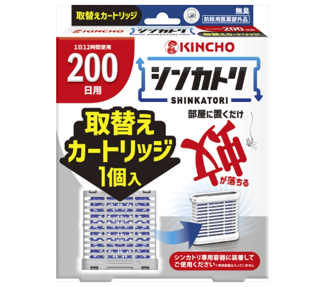 (預購商品) 日本 金雞 KINCHO 免插電 室內 驅蚊器 200日 (替換補充)