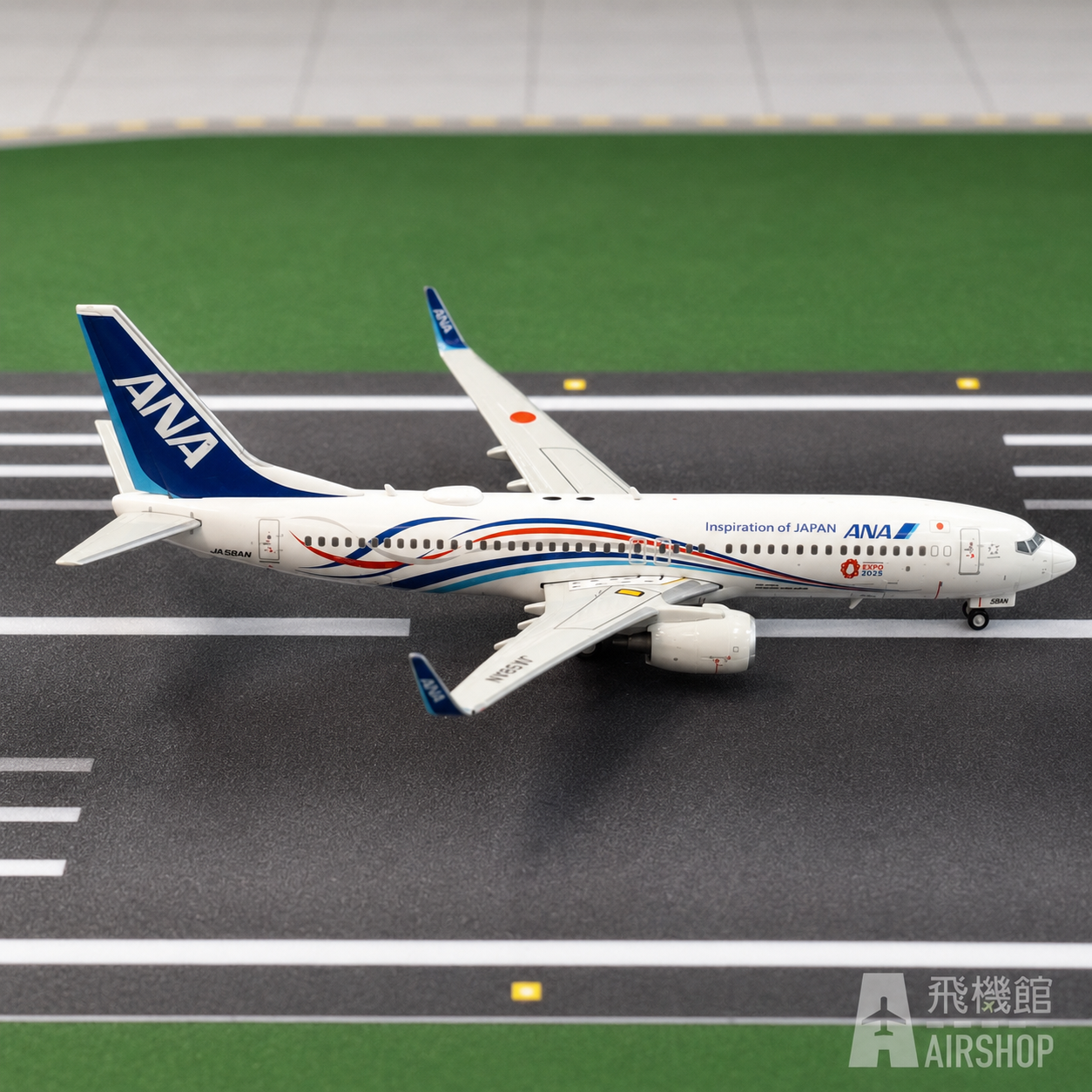 JC wings 1/400 全日空 波音737-800 JA58AN 2025年世博會彩繪