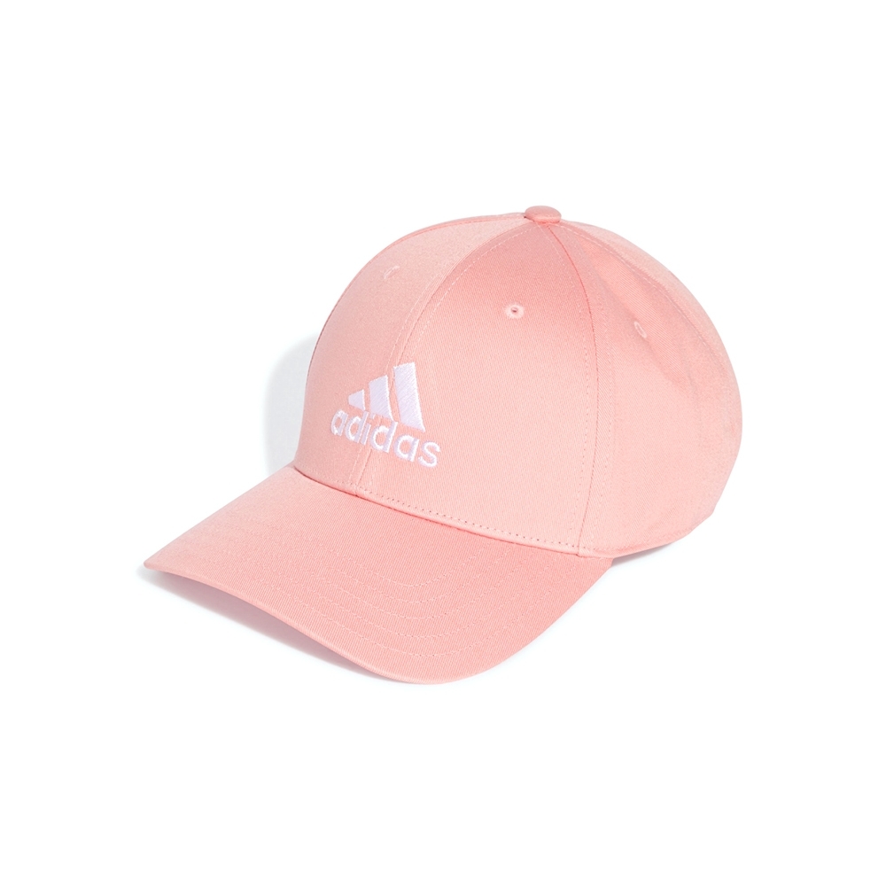 ADIDAS 帽子 BBALL CAP COT 粉紅 基本款 棒球帽 老帽 IY7746