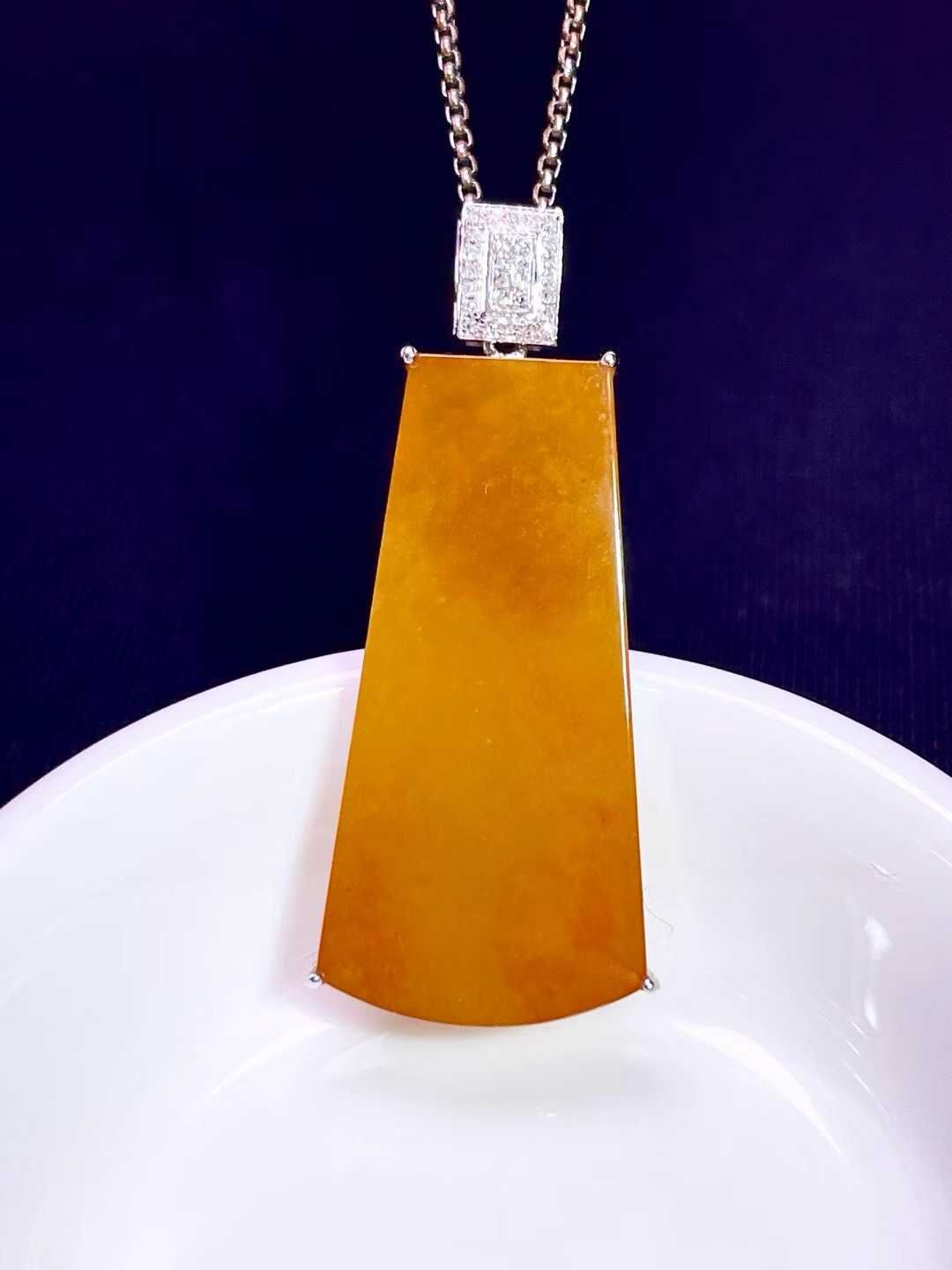 翡翠無事牌吊墜,天然翡翠A玉, 緬甸玉, Jade, Jadeite