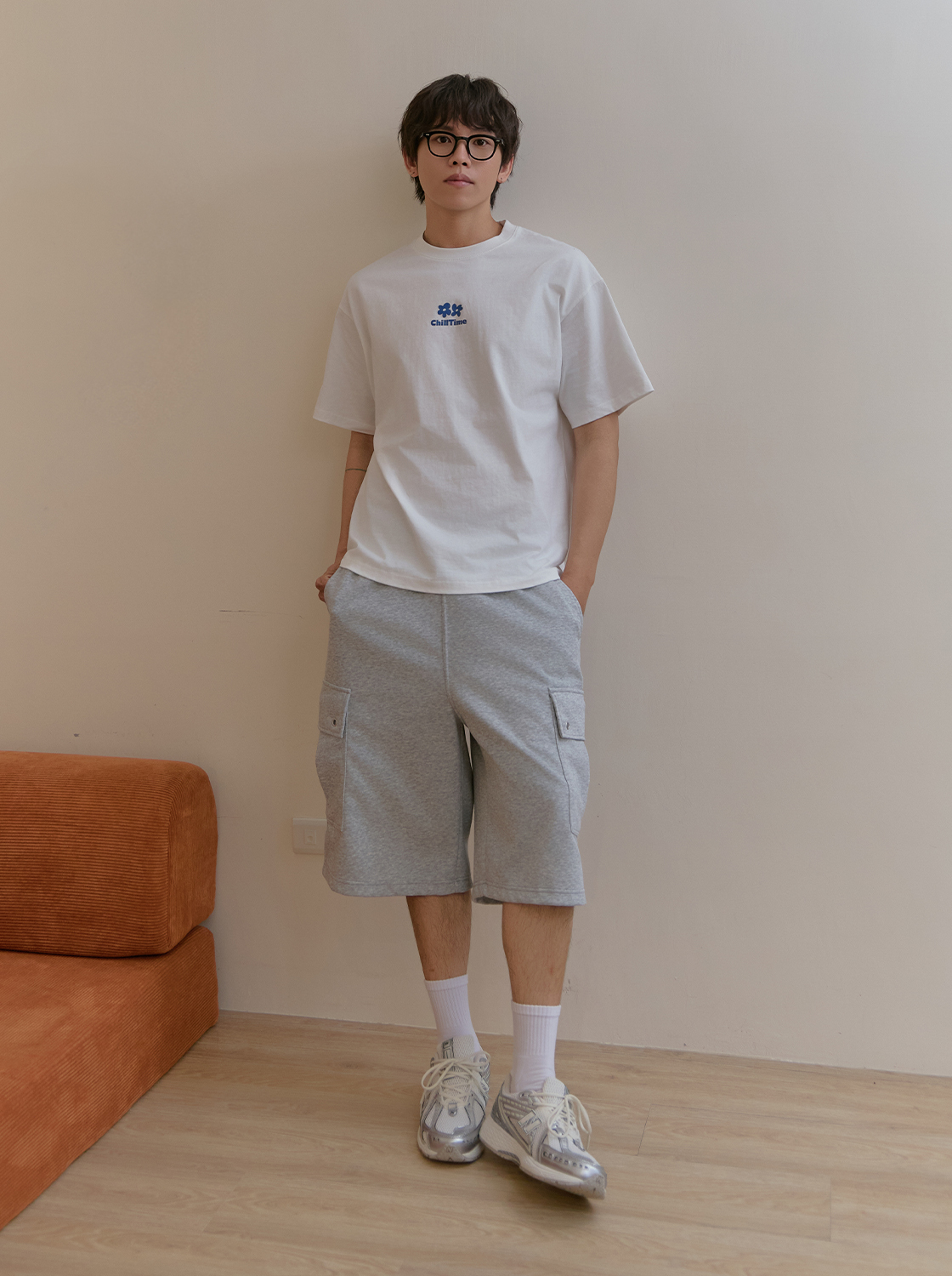 工作口袋造型短褲
