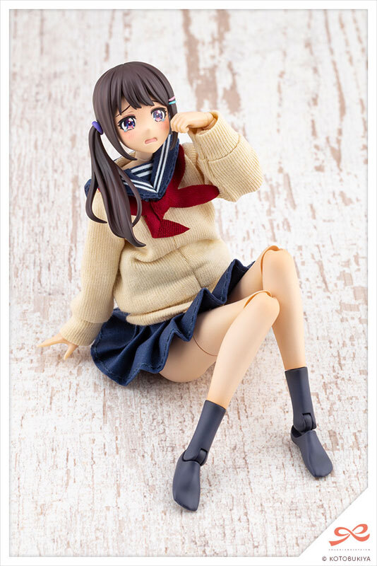 預訂12月  Kotobukiya 創彩少女庭園 結城旋律  Sousai Shoujo Teien KIRU PLA Madoka Yuki [TOUOU HIGH SCHOOL WINTER CLOTHES] 1/10 Plastic Model Pre-order
