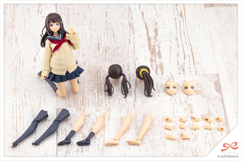 預訂12月  Kotobukiya 創彩少女庭園 結城旋律  Sousai Shoujo Teien KIRU PLA Madoka Yuki [TOUOU HIGH SCHOOL WINTER CLOTHES] 1/10 Plastic Model Pre-order