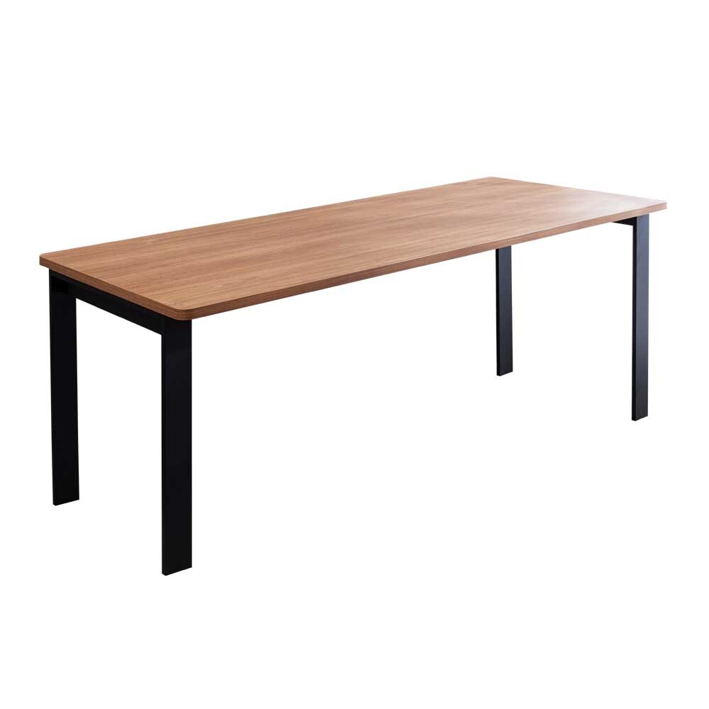 柏蒂家居-工業風6.7尺鋁合金長桌/餐桌/會議桌/工作桌-T1型200×80cm