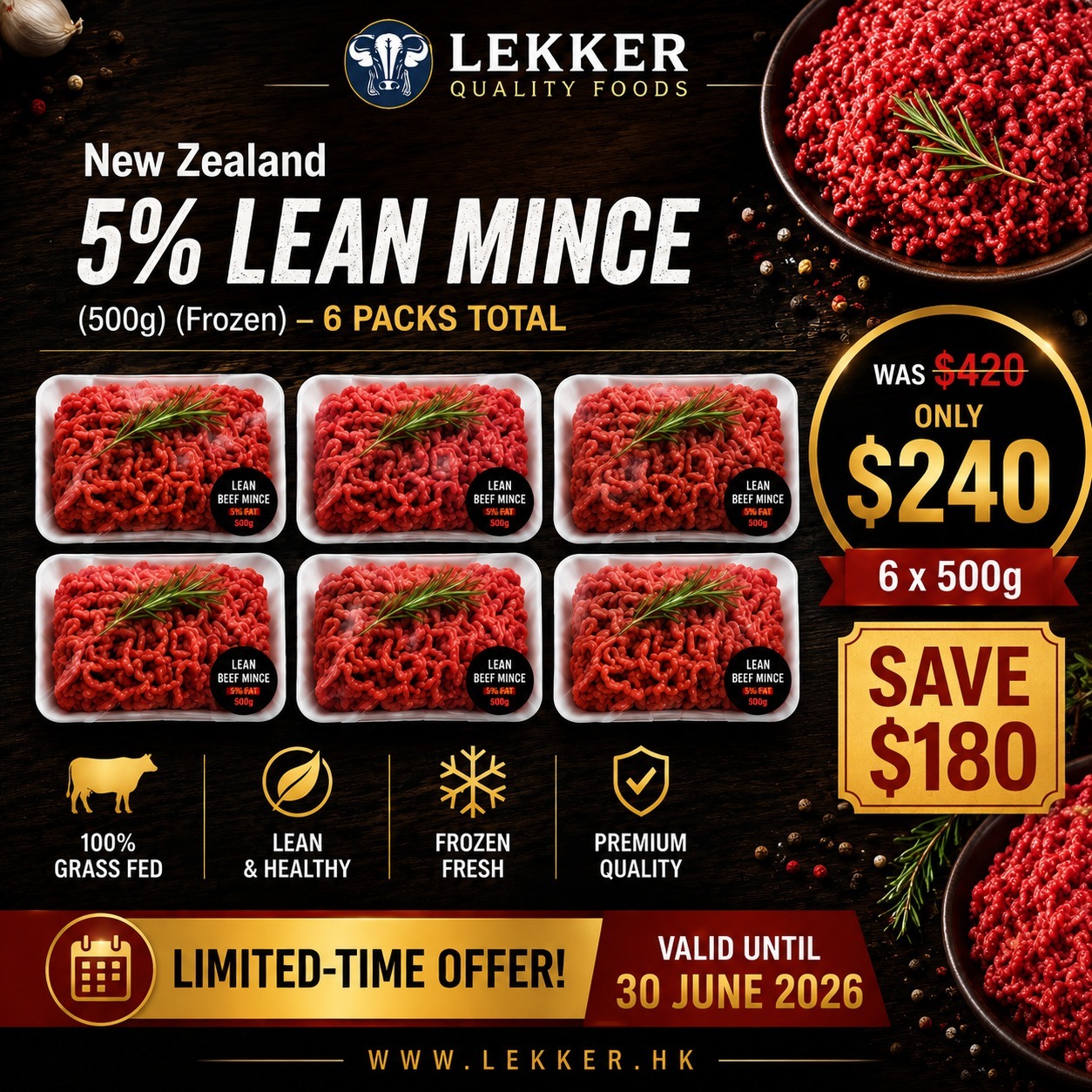 Beef Mince Combo