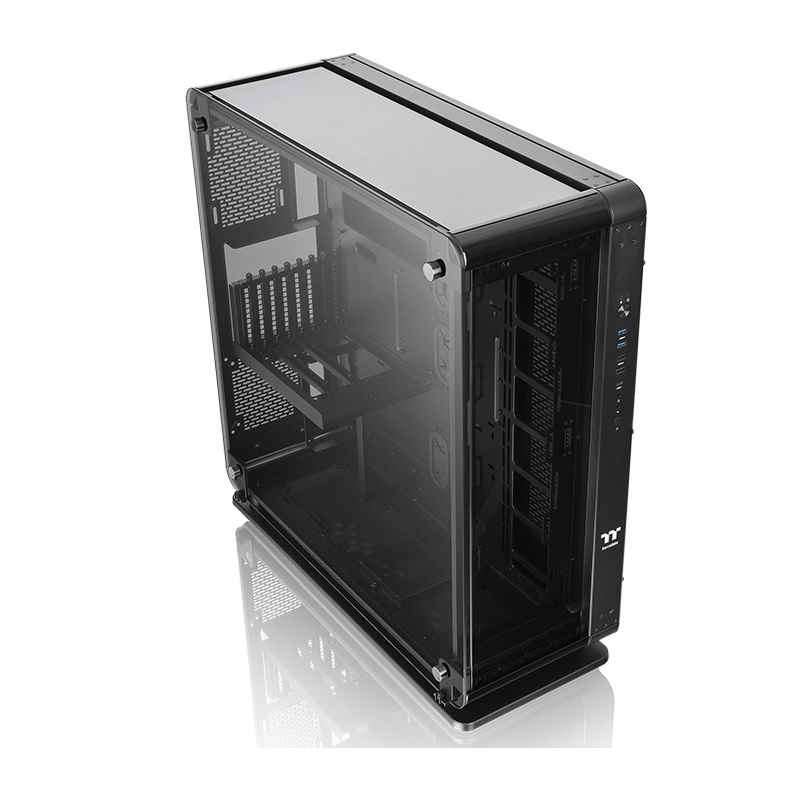 Thermaltake 曜越 Core P8 TG 高直立式強化玻璃機殼(內附顯卡轉向支架)/CA-1Q2-00M1WN-00