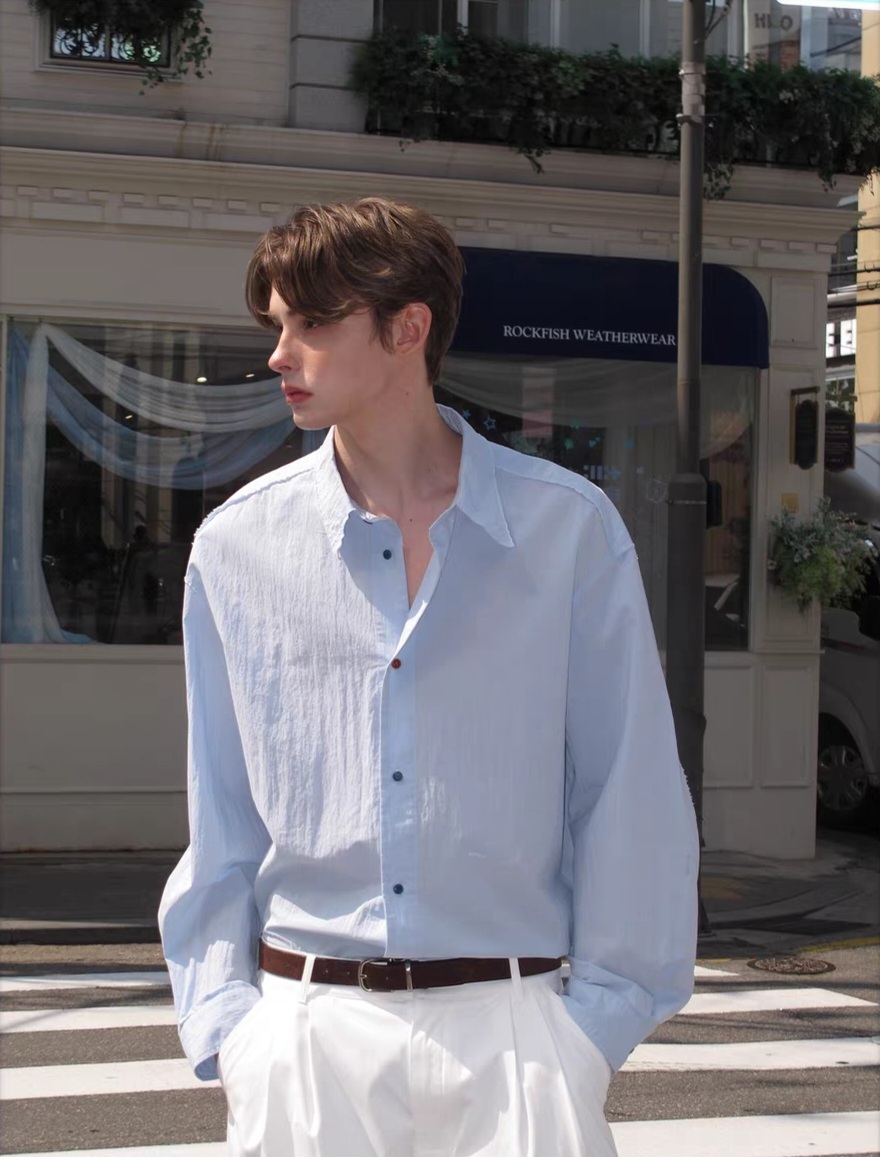 Premium No.6 Oversized Collared Shirt
