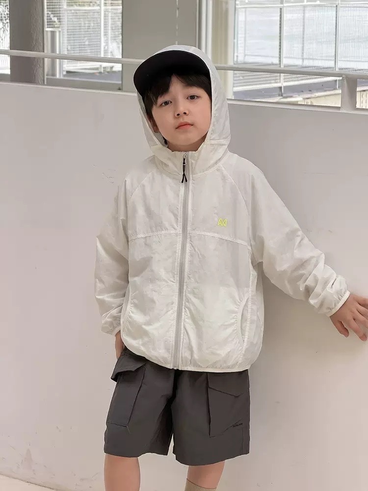 日系素面風衣連帽外套