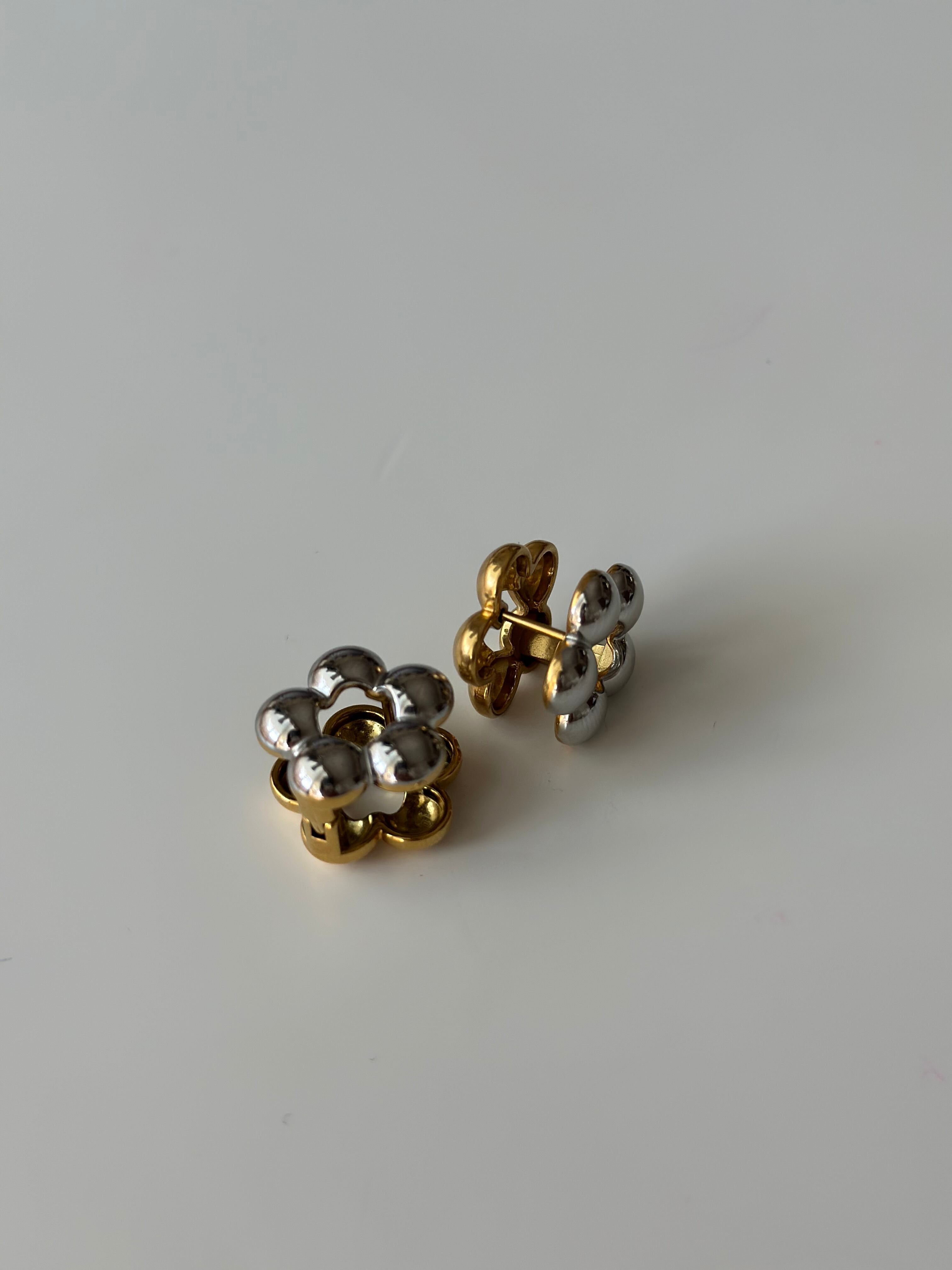 SS bicolor flower pierce