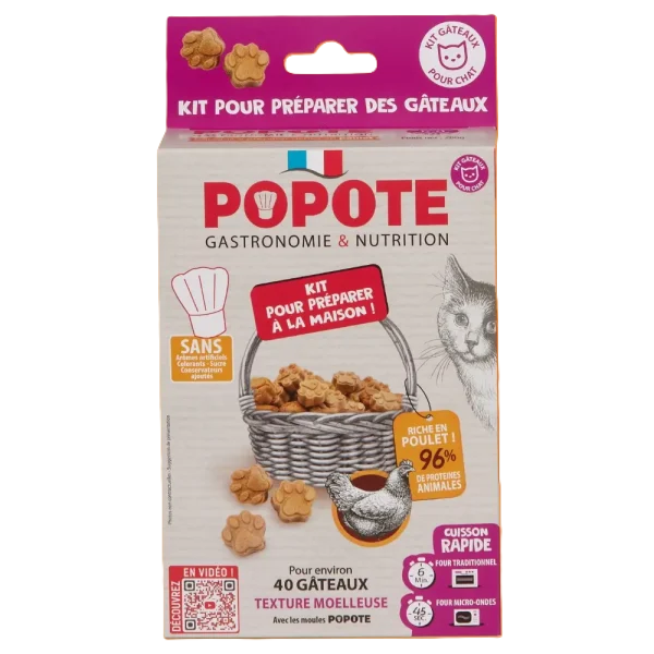 POPOTE Cookies Baking Mix for Cats