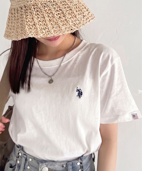 <限時預購> U.S. POLO ASSN. 刺繡 小logo T恤 十色
