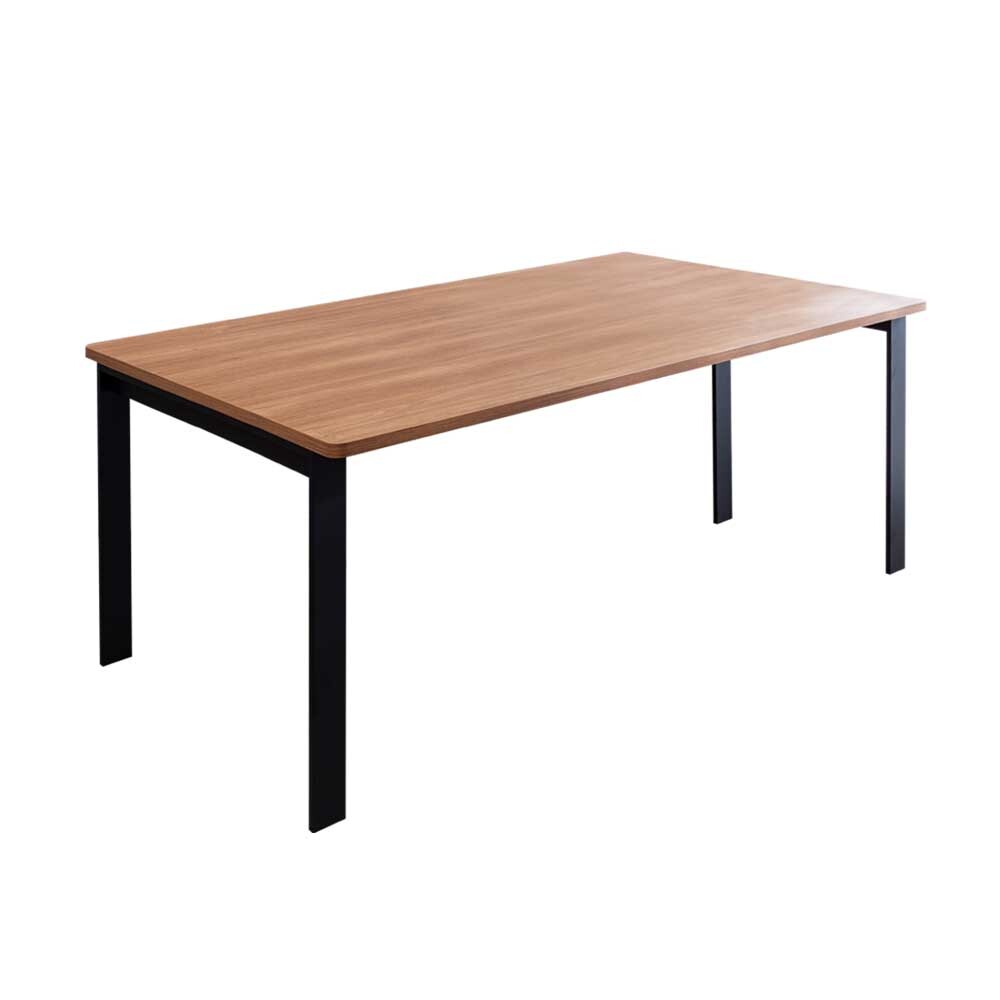 柏蒂家居-工業風6尺鋁合金長桌/餐桌/會議桌/工作桌-T1型180×90cm