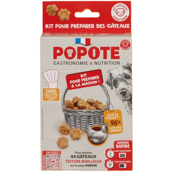 POPOTE Cookies Baking Mix for Dog