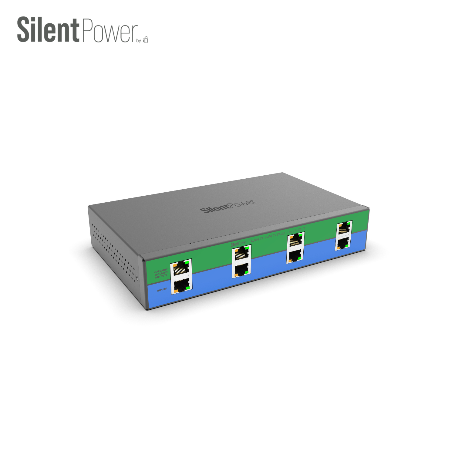 SilentPower LAN iPurifier Pro 4-In/4-Out 光電隔離網絡訊號淨化器