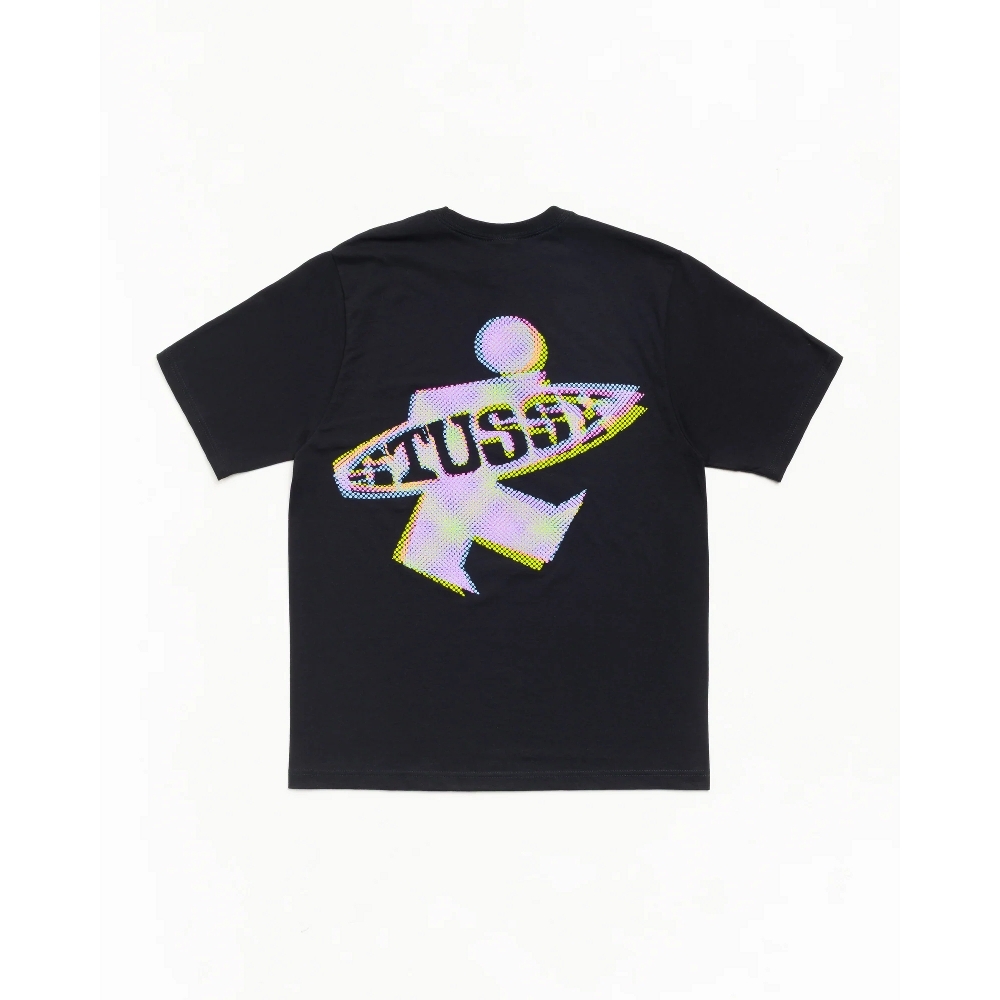 Stussy DOT SURF PUFF PRINT TEE 短T 黑色 白色 深藍