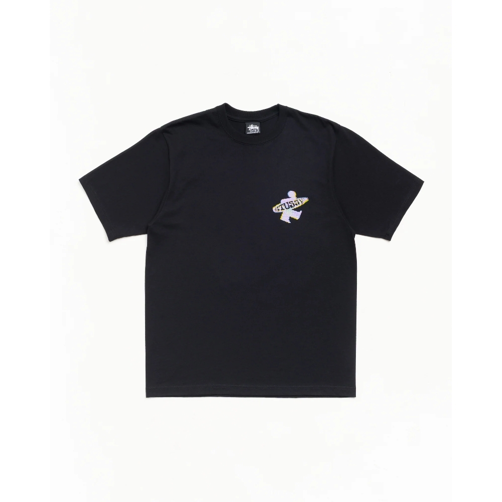 Stussy DOT SURF PUFF PRINT TEE 短T 黑色 白色 深藍