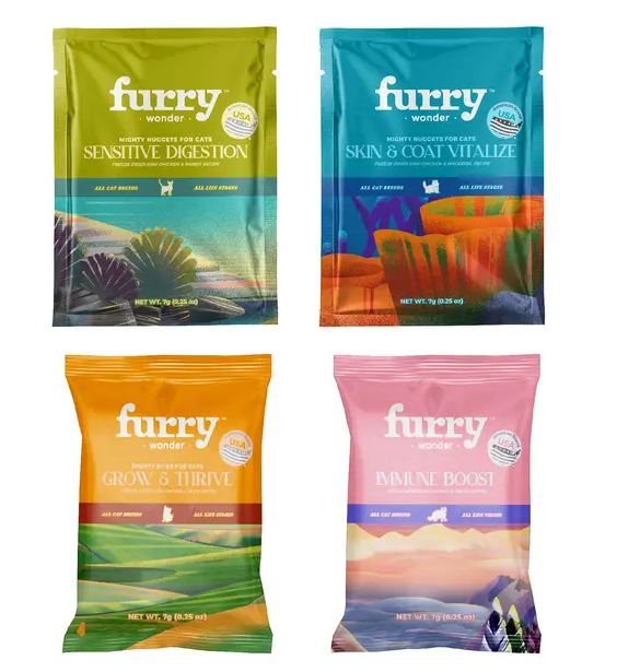 Furry Wonder 全貓 主食凍乾糧．增強免疫 鴿肉+雞肉味0.25oz